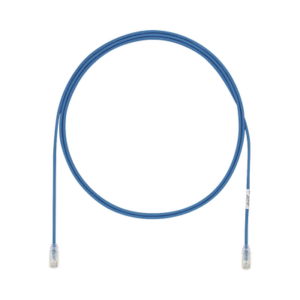 Cable de Parcheo UTP Cat6A, CM/LSZH, Diámetro Reducido (28AWG), Color Azul, 7.92 Metros (26 Pies)