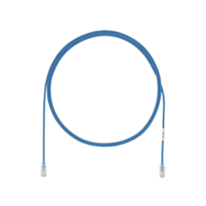 Cable de Parcheo UTP Cat6A, CM/LSZH, Diámetro Reducido (28AWG), Color Azul, 3 Metros (9.84 Pies).