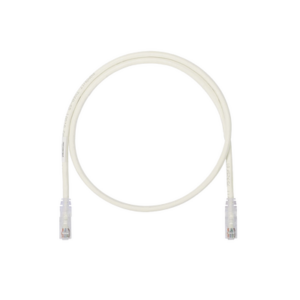 Cable de Parcheo UTP, Cat6A, 26 AWG, CM, Color Blanco Mate, 1.52 Metros (5 Pies)