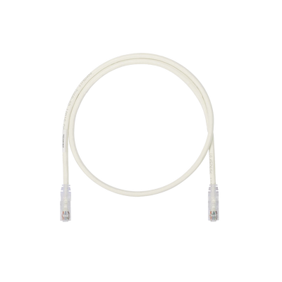 Cable de Parcheo UTP, Cat6A, 24 AWG, CM, Color Blanco, 4.57 Metros (15 Pies)