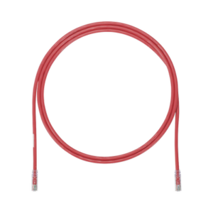 Cable de Parcheo UTP, Cat6A, 24 AWG, CM, Color Rojo, 2.13 Metros (7 Pies)