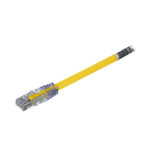 Cable de Parcheo UTP, Cat6A, 24 AWG, CM, Color Amarillo, 2.13 Metros (7 Pies)