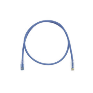 Cable de Parcheo TX6 Llaveado Azul, UTP Cat6, 24 AWG, CM, Color Azul, 0.91 Metros (3 Pies)