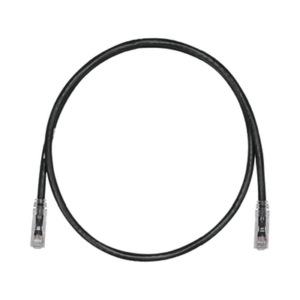 Cable de Parcheo TX6, UTP Cat6, 24 AWG, CM, Color Negro, 1.83 Metros (6 Pies)