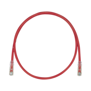 Cable de Parcheo UTP, Cat6A, 24 AWG, CM, Color Rojo, 21.34 Metros (70 Pies)