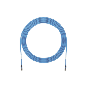 Cable de Zona U/UTP Cat6A, Con Plug Modular en Cada Extremo, Conductor 23 AWG Sólido, CMP (Plenum), 30.48 Metros (100 Pies), Color Azul