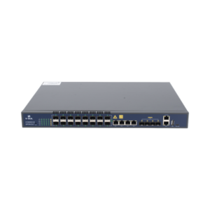 OLT de 16 puertos GPON con 8 puertos Uplink (4 puertos Gigabit Ethernet + 4 puertos SFP / puertos SFP+) hasta 2,048 ONUs