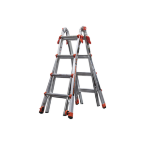 Escalera Multi-Posiciones de 5.18 m (17′) para Superficies Inclinadas (SKU 15417-001).