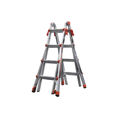 Escalera Multi-Posiciones de 5.18 m (17′) para Superficies Inclinadas (SKU 15417-001).