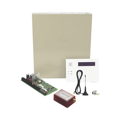 KIT de Panel de Alarma Hibrido/Teclado 6160RF Y Comunicador 3G/4G con 1er AÑO “ILIMITADO” de Comunicación 3G/4G/Aplicación gratuita.