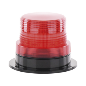 Burbuja Brillante de Larga Vida Útil, con 8 LEDs Color Rojo, Domo Rojo, 110 Vca