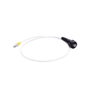 Patch Cord Reforzado Industrial (Ruggedized), Cat6A Blindado S/FTP, CM/LS0H, 0.91 Metros (3 Pies)