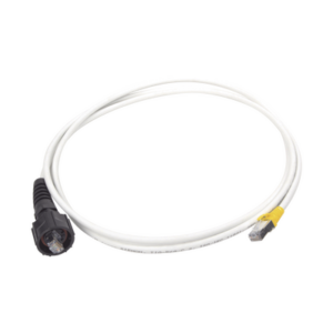 Patch Cord Reforzado Industrial (Ruggedized), Cat6A Blindado S/FTP, CM/LS0H, 1.52 Metros (5 Pies)
