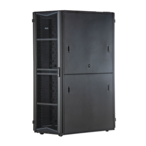 Gabinete FlexFusion para Centros de Datos, 45 UR, 700 mm de Ancho, 1070 mm de Profundidad, Sin Paneles Laterales, Fabricado en Acero, Color Negro