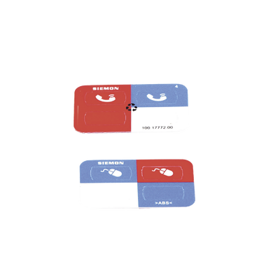 Icono Ultramax para Identificación de Jacks, Color Azul, Bolsa con 100 Piezas