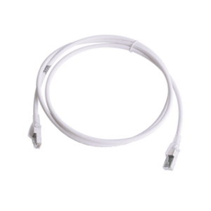 Patch Cord Z-MAX Cat6A S/FTP, CM/LS0H, 1.52 Metros (5 Pies), Color Blanco, Versión Bulk (Sin Empaque Individual)