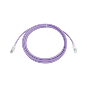 Patch Cord Z-MAX Cat6A S/FTP, CM/LS0H, 3.05 Metros (10 Pies), Color Violeta, Versión Bulk