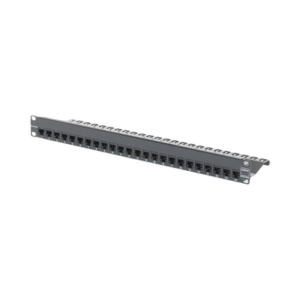 Patch Panel Z-Max, Blindado, de 24 Puertos, Modular (Vacío), Plano, 1UR