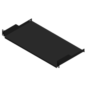 Charola para Rack de 19″ de 2 postes, 23 cm de Profundidad, 1 Unidad de rack