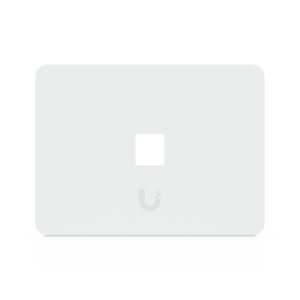 Placa de Pared Horizontal Universal para Keystone de 1 Puerto con Cubierta Pintable, Acabado Personalizable, Paquete con 4 Piezas