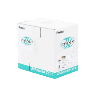 Bobina de Cable UTP 305 Metros (1000 Pies) de Cobre, TX6000? PanNet, Reelex, Blanco, Categoría 6 Mejorado (23 AWG), PVC (CM), de 4 Pares
