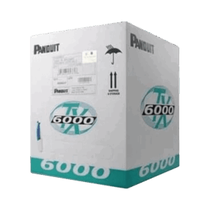 Bobina de Cable UTP 305 Metros (1000 Pies) de Cobre, TX6000™ PanNet, Reelex, Blanco, Categoría 6 Mejorado (23 AWG), LSZH (Bajo Humo, Cero Halógenos), de 4 Pares