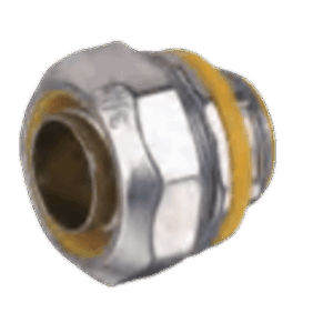 Conector Metálico Recto para Tubo Liquid Tight / Aleación de Zinc / Sujeción con Tornillo / Rosca NPT-Métrica / Aislamiento Dieléctrico / Protección Cableado