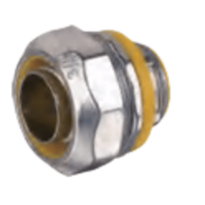 Conector Metálico Recto para Tubo Liquid Tight de 1″/ Aleación de Zinc.