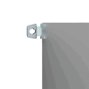 Soporte de Montaje en Pared para Gabinetes NEMA / Brackets Externos AW / Acero Suave Zincado 3 mm / 36x76x21 mm (1.42×2.99×0.83 in) / Incluye 4 Unidades con Accesorios / Mantiene Protección NEMA / IP
