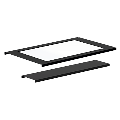Panel de Techo con Ventana / 800×1200 mm / Sistema de Contención ProLine / Policarbonato 6 mm (0.22 in) / Marco Acero Calibre 16 / Acceso sin Herramientas / Cumple Códigos Supresión Incendios