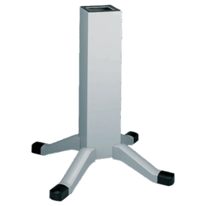 Pedestal de Acero con Patas para Gabinete HMI / 914 x 102 x 102 mm / Acero Suave / Pintura en Polvo Gris ANSI 61 / Altura Ergonómica 914 mm (36 in)