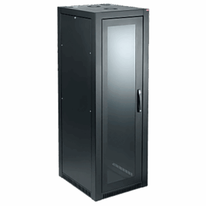 Gabinete Sísmico 45U / 2134 x 700 x 1000 mm (84 x 27.6 x 39.4 in) / Acero Negro RAL 9005 / Certificación Sísmica Zona 4 / NEBS / OSHPD Pre-Approval