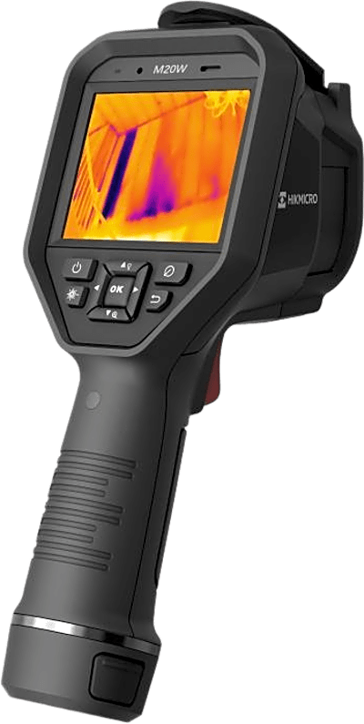 M20W – Cámara Termográfica Portátil Profesional / Rango de temperatura de -20 °C a 550 °C / Alta precisión ±2℃/±2% / Resolución IR 256 x 192 y Cámara Visual 8MP / Pantalla táctil LCD