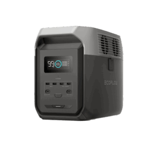 Estación de Energía Portátil Delta 3 1536Wh Litio LFP / 6 AC 1800 W (Max. 3600W) / 2 USB-C 100W / Capacidad para Aumentar Respaldo / Cargador de Coche 10A a 12.6V / Conectividad WiFi y Bluetooth (App) / Carga Solar 500W Max.