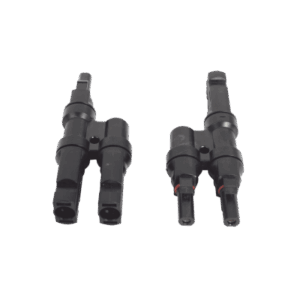 Conector MC-4 Doble para Módulos Fotovoltaicos. Tipo 2T