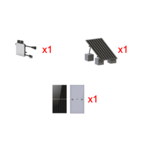 Kit Solar Interconexion / 500 W 220Vca / Microinversores HOYMILES / Montaje Incluido