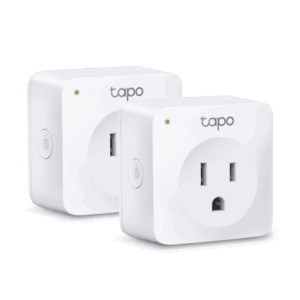 Mini tomacorriente inteligente Wi-Fi, 100 – 120V~, 50/60Hz, 15.0A, compatible con Amazon Alexa y Google Assistant, color blanco.