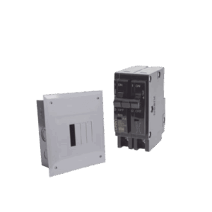 Kit Centro de Carga 4P para sobreponer con 2 Interruptores Térmicos de 2 Polos, 30Amp 120/240Vca 10kA.