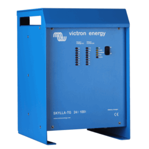 Skylla-TG 24/100 / Cargador de Baterías para Ambientes Marinos 24 V, 100 A / Bancos de 500 a 1000 Ah