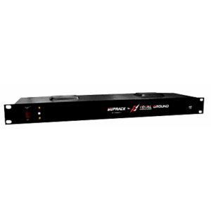 Tomacorriente de 4 contactos regulados para 120 Vca con Supresor de picos tipo “A” de 10 kA, Diseñado para Montaje en Rack de 19″.