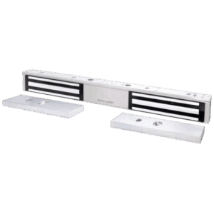 Chapa Magnética Doble 600 Lbs por Lado / Led de Estado / Libre de Magnetismo Residual / Sensor de Adherencia / UL