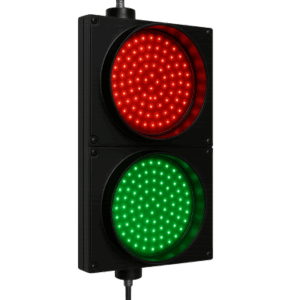 Semáforo / Señalización Rojo y Verde / Diametro 20 cm.
