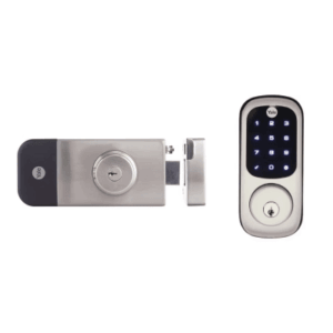 Cerradura Digital para Exteriores / Teclado Digital Táctil / Control Remoto App Yale / Compatible Zigbee-Z Wave Plus / Resistente Intemperie / Hasta 250 Usuarios / Baterías AA
