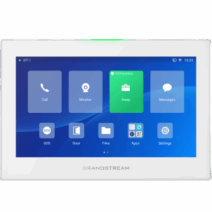Estación de Intercomunicación SIP con Wi-Fi 6, Bluetooth y Control Total para Agendamiento de Salas y Edificios Inteligentes (Color Blanco)