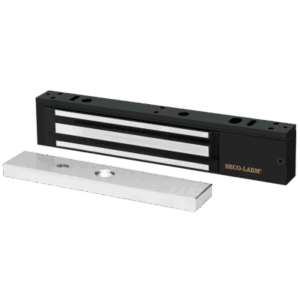 Chapa Magnética 600 Lbs / Led de Estatus / Color Negro / Libre de Magnetismo Residual / Sensor de Adherencia / Diseño Elegante