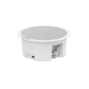 Bocina (Altavoz IP) Con Bluetooth | Montaje en Plafón | 3 Watts | PoE+ | Entrada de alarma | Soporta Bocinas secundarias | Voceo en tiempo real | Calendarización de audios | Síntesis de Voz (TTS)