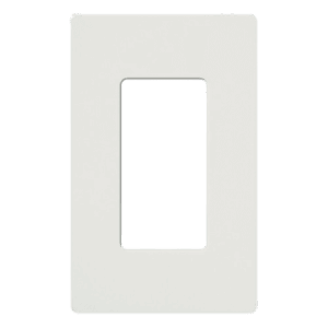 Tapa Color Blanco para interruptor o dimmer Lutron, 1 gang, limpio y moderno