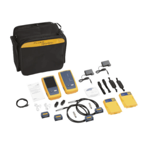 Certificador DSX-5000 para Cable de Cobre Cat5e, Cat6 y Cat6A, Precisión de Nivel V (1 GHz), Con WiFi Integrado y Pantalla LCD de 5.7 Pulgadas (14.48 cm), Versión Internacional
