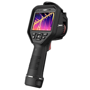 M20 – Cámara Termográfica Portátil Profesional / Resolución Térmica 256 x 192 / Cámara Visual 8MP / Pantalla Táctil LCD 3.5″ / Rango de -20°C a 550°C / Precisión ±2°C