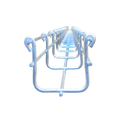 Charola Tipo Malla Línea MallaFils® 50×54 mm para hasta 38 Cables Cat6 / Uso Interior con Acabado EZ / Tramo 3 m